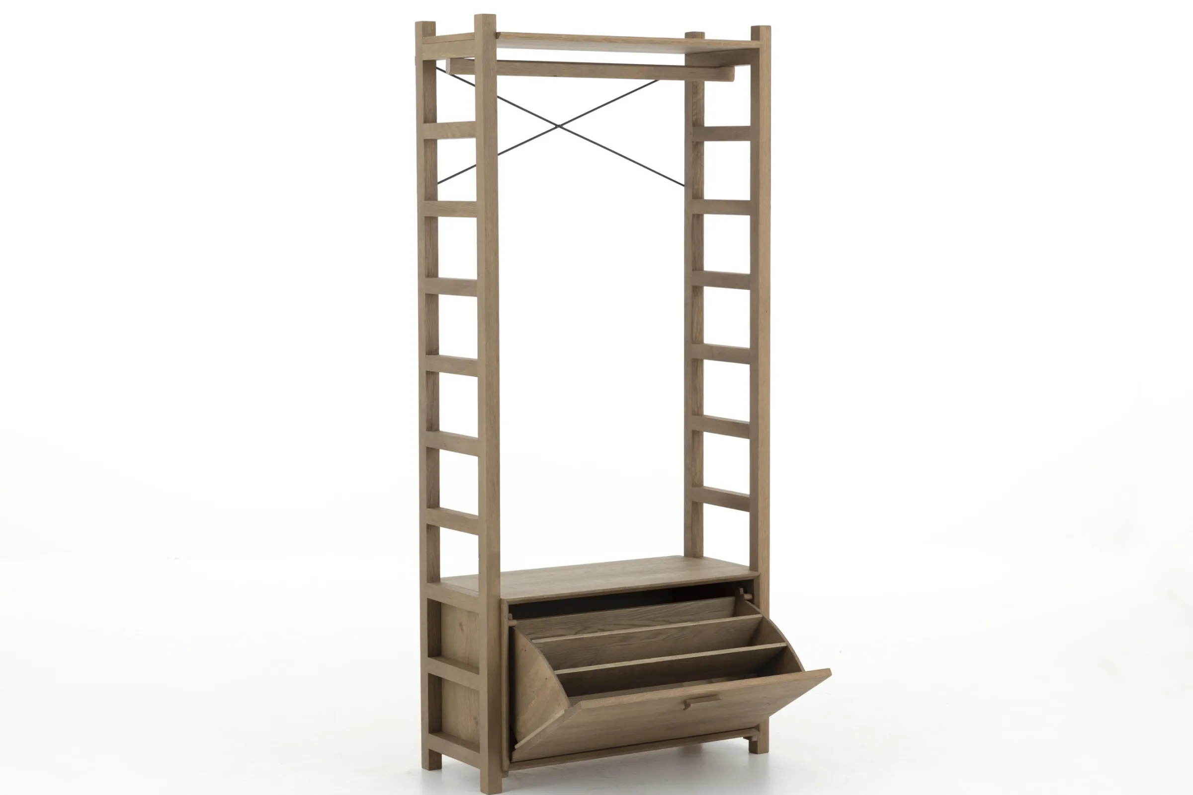 Flamant Aber, Schoenenrek, Verweerd Eikenhout, Met Kastroede^ Kasten