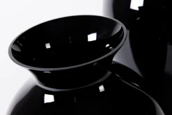 Flamant Adina, Vaas, Zwart, Mondgeblazen, 70Cm^ Decoratie