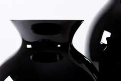 Flamant Adina, Vaas, Zwart, Mondgeblazen, 70Cm^ Decoratie