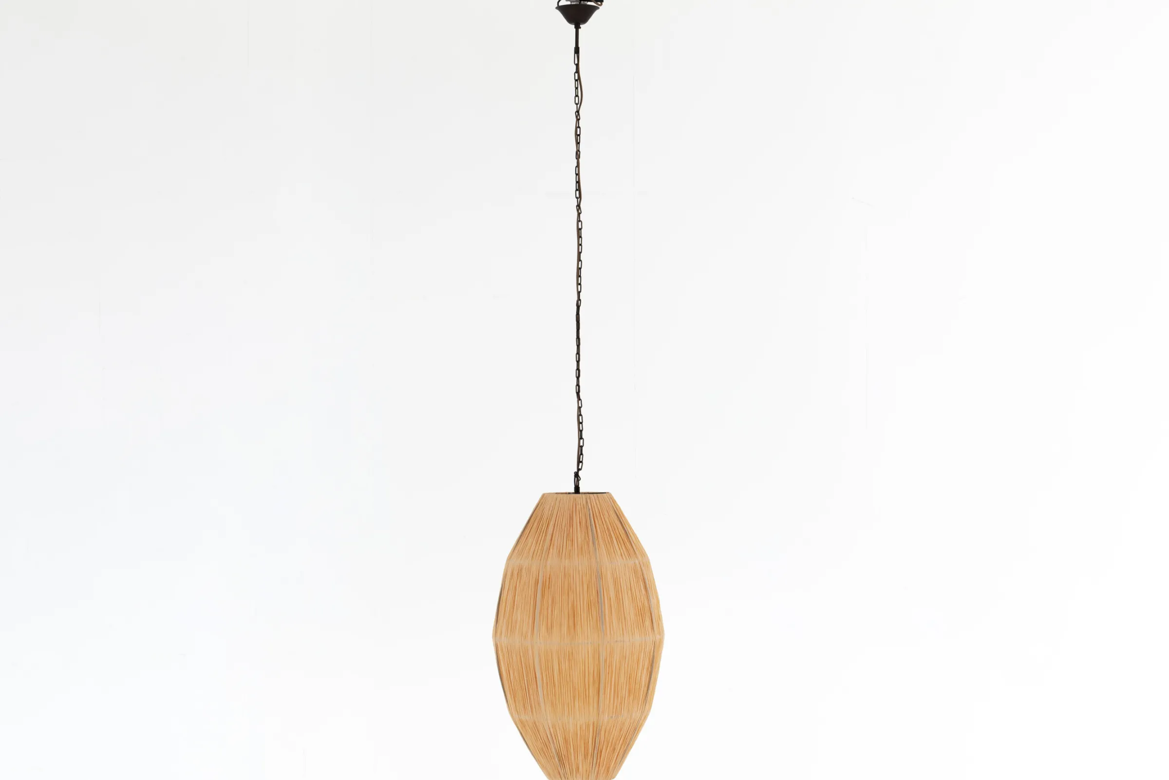 Flamant Aimee, Hanglamp, Raffia En Ijzer, L^ Verlichting