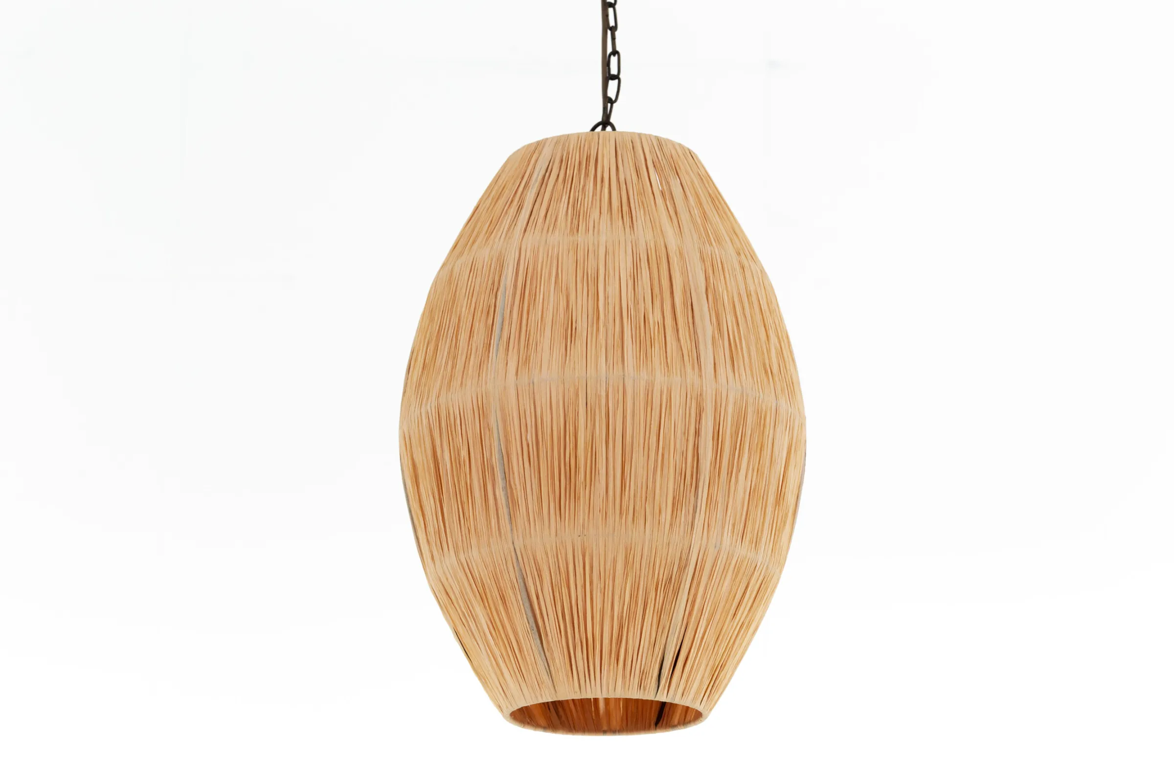 Flamant Aimee, Hanglamp, Raffia En Ijzer, S^ Verlichting