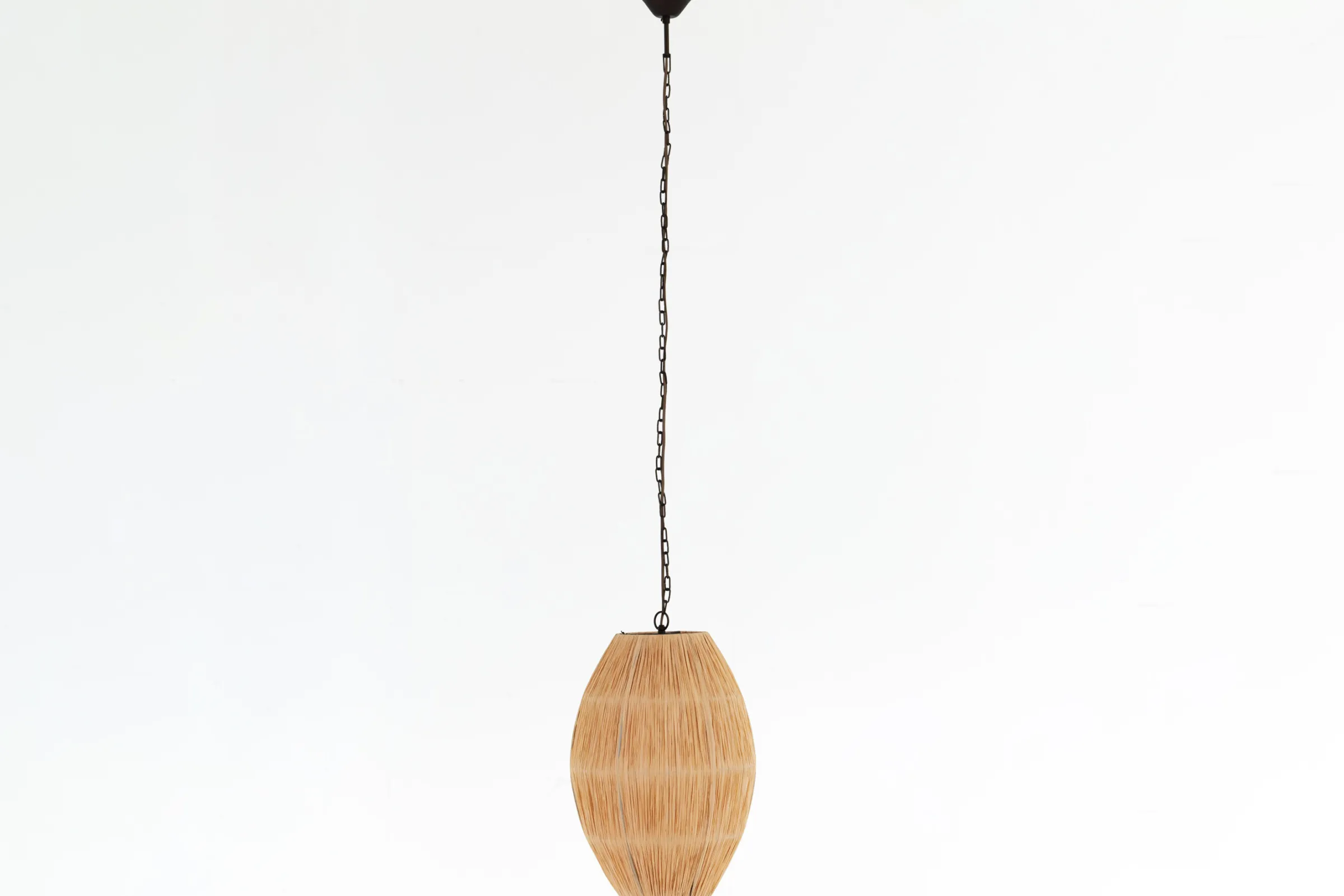 Flamant Aimee, Hanglamp, Raffia En Ijzer, S^ Verlichting