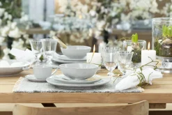 Flamant Alanah, Bord, Keramiek, Grijs, 21,5Cm^ Borden, Borden En Kommen