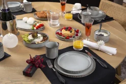 Flamant Architecto, Bord, Keramiek, Grijs, 25,5Cm^ Borden, Borden En Kommen