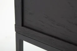 Flamant Armand, Bureau, Zwart Eiken En Metaal^ Bureaus