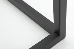 Flamant Armand, Consoletafel, Zwart Eiken En Metaal^ Koffie Tafels