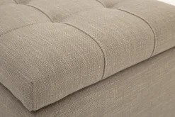 Flamant Aubiz, Poef, Stof, Met Deksel^ Banken