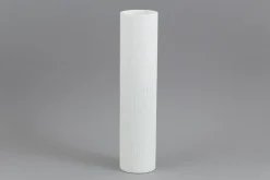 Flamant Ayla, Vaas, Glas, Wit, O10,5X44H^ Decoratie