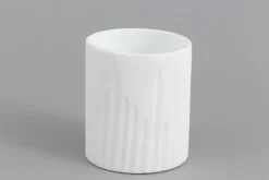 Flamant Ayla, Vaas, Glas, Wit, O8X9,5H^ Decoratie