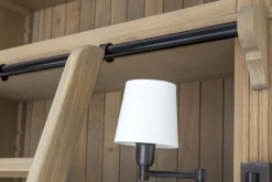 Flamant Balmore, Boekenkast, Verweerd Eiken, 3-Delig, Met Ladder^ Kasten