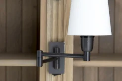 Flamant Balmore, Boekenkast, Verweerd Eiken, 2-Delig, Met Ladder^ Kasten