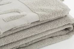 Flamant Baobao, Badhanddoek, Lichtgrijs, 100X180 Cm^ Textiel