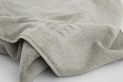 Flamant Baobao, Badhanddoek, Lichtgrijs, 100X180 Cm^ Textiel