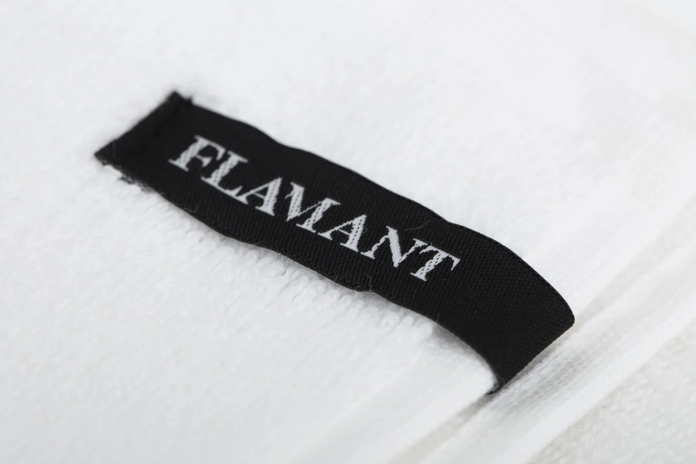 Flamant Baobao, Badhanddoek, Wit, 100X180 Cm^ Textiel