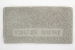 Flamant Baobao, Handdoek, Lichtgrijs, 50X100 Cm^ Textiel