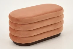 Flamant Beatrice, Poef, Ovaal, Roze^ Banken