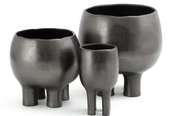 Flamant Becker, Kom, Metaal, Zwart, M^ Decoratie