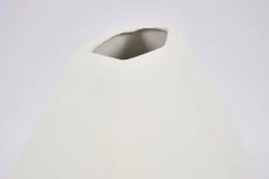 Flamant Belinda, Vaas, Keramiek, Wit, Model 2^ Decoratie