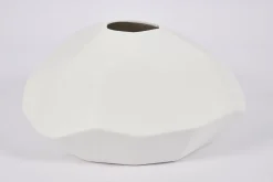 Flamant Belinda, Vaas, Keramiek, Wit, Model 3^ Decoratie