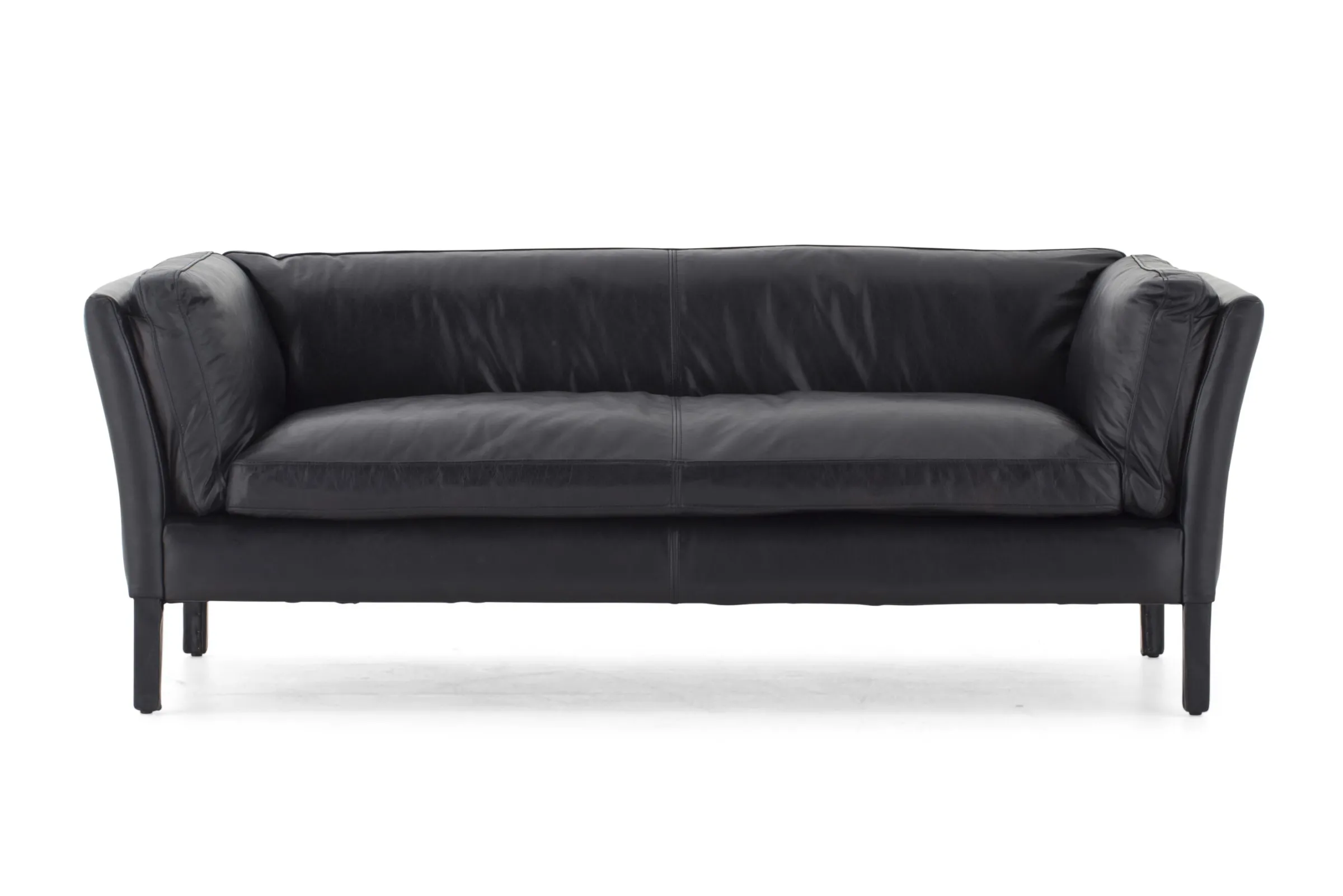 Flamant Bellamy, Bank, Zwart, Leer, 2,5-Zits^ Banken