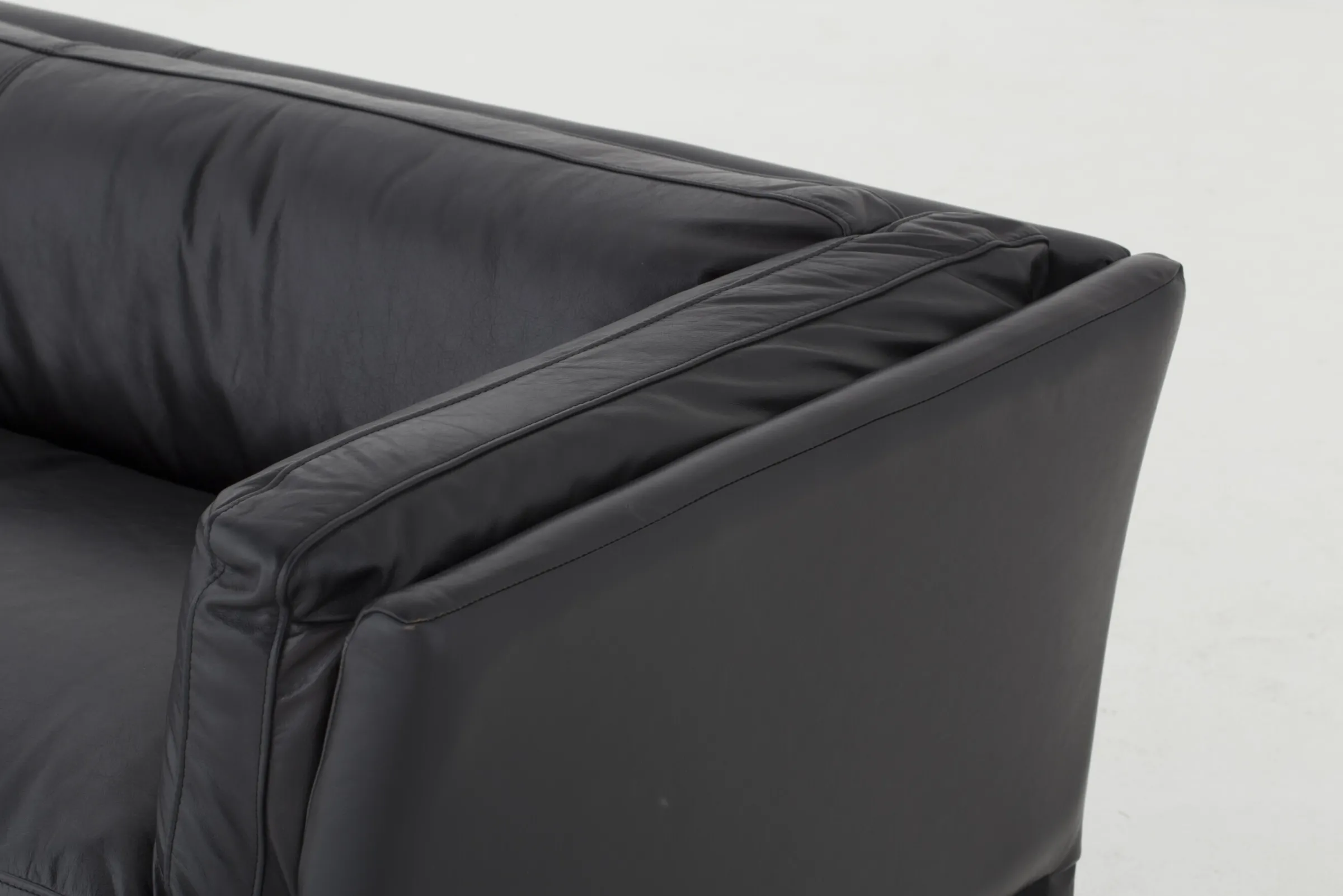 Flamant Bellamy, Bank, Zwart, Leer, 2,5-Zits^ Banken