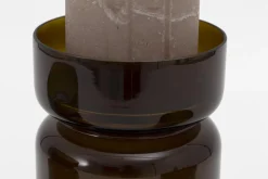 Flamant Berami, Kandelaar, Glas, Bruin, L^ Decoratie