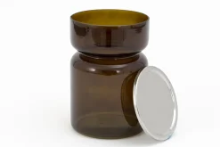 Flamant Berami, Kandelaar, Glas, Bruin, L^ Decoratie