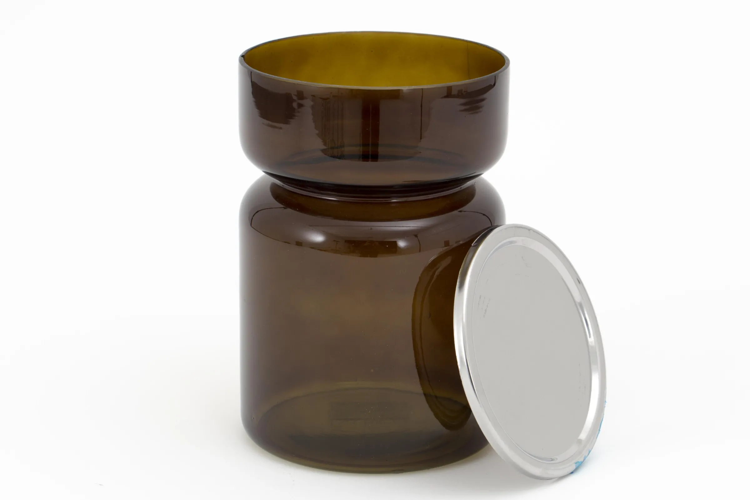 Flamant Berami, Kandelaar, Glas, Bruin, L^ Decoratie