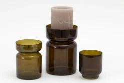 Flamant Berami, Kandelaar, Glas, Bruin, L^ Decoratie