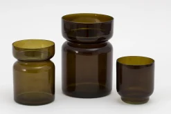 Flamant Berami, Kandelaar, Glas, Bruin, L^ Decoratie