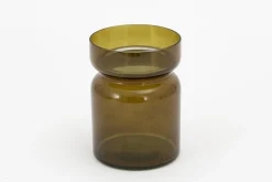 Flamant Berami, Kandelaar, Glas, Bruin, S^ Decoratie