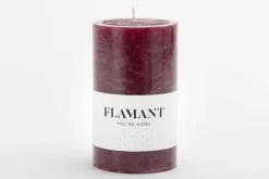 Flamant Beth, Kaars, Kleur Balmoral Rood, 7X11,5Cm^ Moederdag
