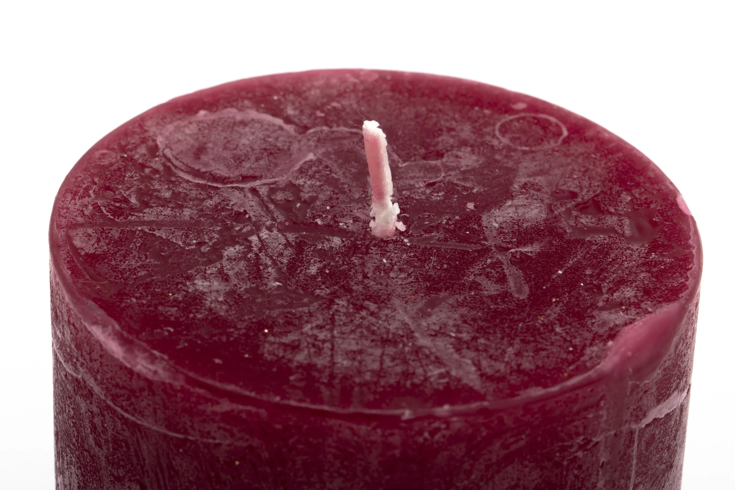 Flamant Beth, Kaars, Kleur Balmoral Rood, 9X20Cm^ Decoratie