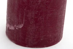 Flamant Beth, Kaars, Kleur Balmoral Rood, 7X9Cm^ Decoratie