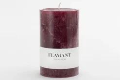 Flamant Beth, Kaars, Kleur Balmoral Rood, 9X15Cm^ Decoratie