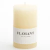 Flamant Beth, Kaars, Kleur Creme, 7X11,5Cm^ Decoratie
