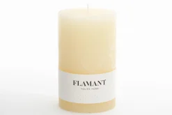 Flamant Beth, Kaars, Kleur Creme, 9X15Cm^ Decoratie