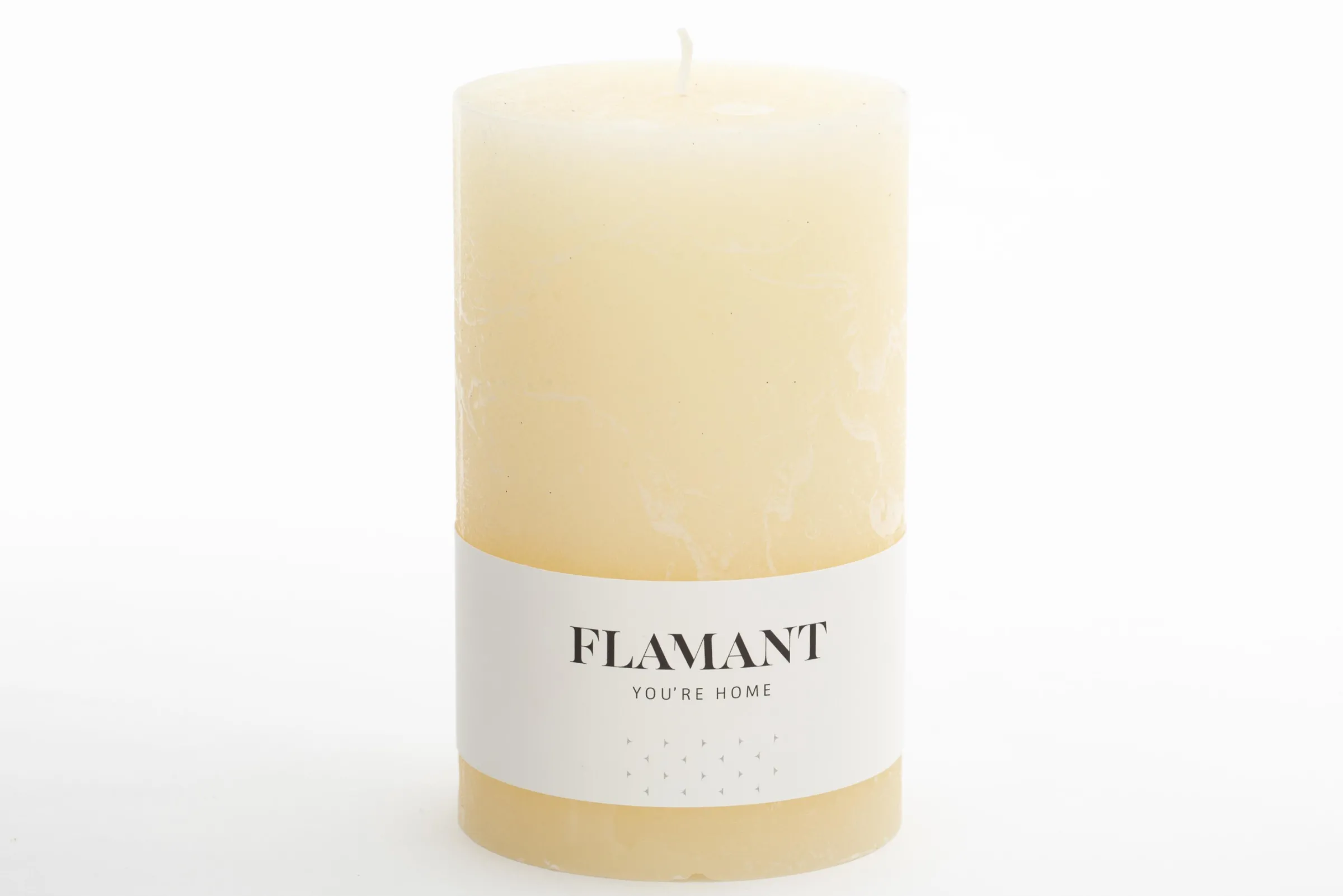 Flamant Beth, Kaars, Kleur Creme, 9X15Cm^ Decoratie