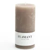 Flamant Beth, Kaars, Kleur Taupe, 7X15Cm^ Decoratie