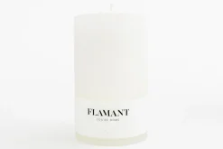 Flamant Beth, Kaars, Kleur Wit, 9X15Cm^ Decoratie