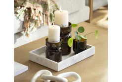 Flamant Beth, Kaars, Kleur Wit, 7X9Cm^ Decoratie