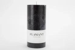 Flamant Beth, Kaars, Kleur Zwart, 7X15Cm^ Decoratie