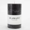 Flamant Beth, Kaars, Kleur Zwart, 7X11,5Cm^ Decoratie