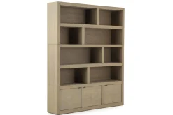 Flamant Bjorn, Boekenkast, Verweerd Eiken, Met Dimbare Led-Verlichting^ Kasten