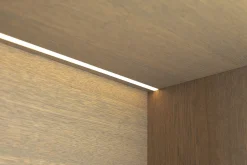 Flamant Bjorn, Boekenkast, Verweerd Eiken, Met Dimbare Led-Verlichting^ Kasten