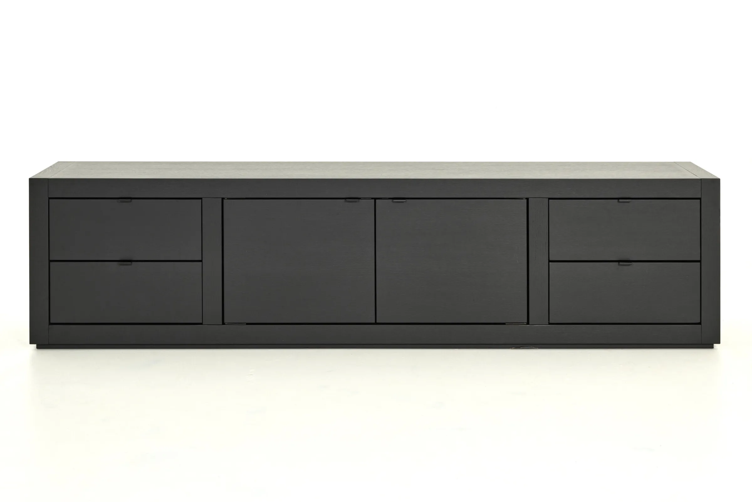 Flamant Bjorn, Tv-Meubel, Zwart, 2 Deuren, 4 Lades^ Kasten