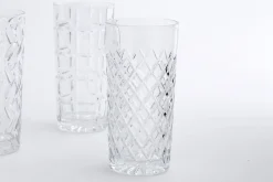 Flamant Bogart, Hoog Glas, Handgeslepen, Set Van 6^ Bril