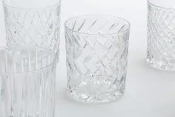 Flamant Bogart, Whiskyglas, Handgeslepen, Set Van 6^ Bril