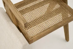 Flamant Bruno, Fauteuil, Eiken, Riet, Met Kussen^ Stoelen