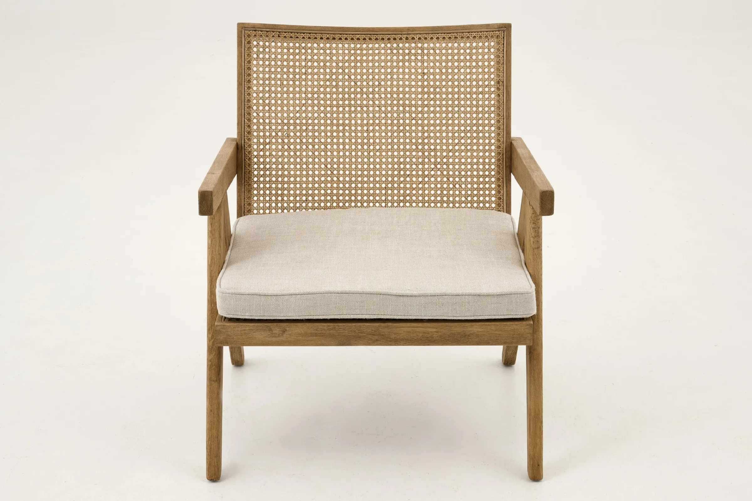 Flamant Bruno, Fauteuil, Eiken, Riet, Met Kussen^ Banken